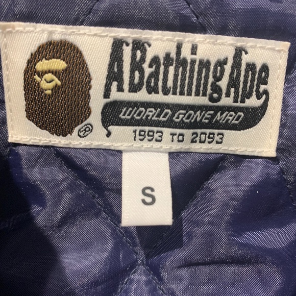 A Bathing Ape Bape Bomber Jacket - Size S - Picture 3 of 3